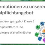 WPF- Wahl und Einstufung in Schulzweige nach Klasse 6